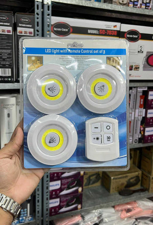 Remote Control LED Puck Lights